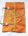 Silk Tissue Box Cover - Orange